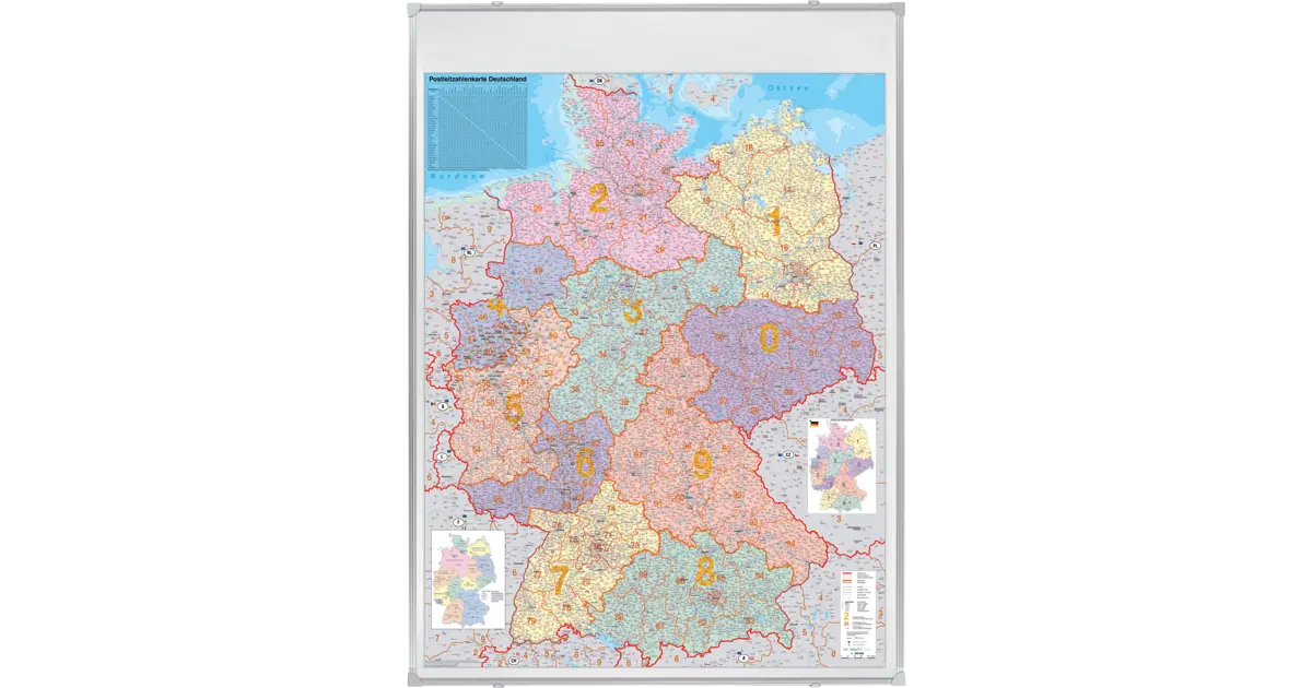 Karte Der Deutschland Postleitzahl 24790 - CGCG